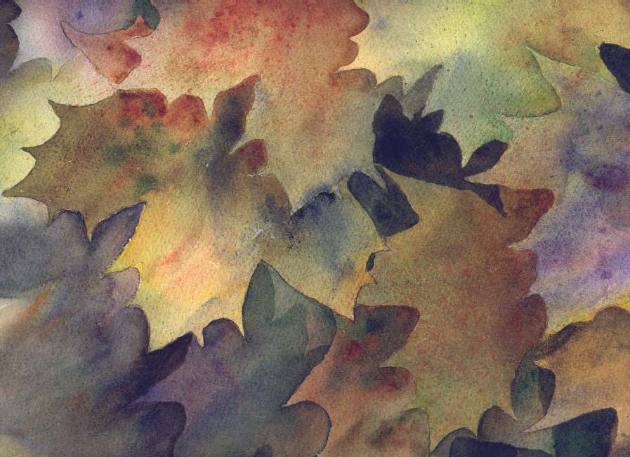 2004 Autumn Leaves Watercolour